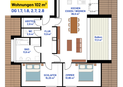 Engel areal 102qm wohnungen