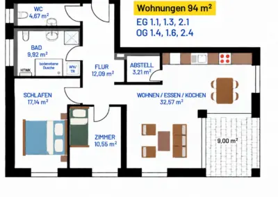 Engel areal 94qm wohnungen